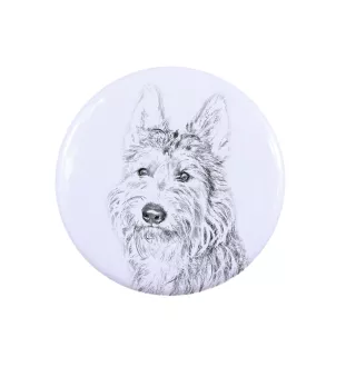 Picardy Sheepdog, Berger Picard, Picardy Shepherd - pin with your dog, add your own photo, Art-Dog brand