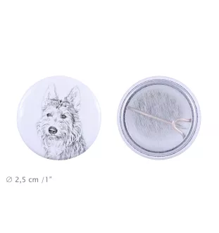 Berger de Picardie, Berger Picard - Anstecknadel mit Ihrem Hund, fügen Sie Ihr eigenes Foto hinzu, Marke Art-Dog