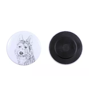 Owczarek pikardyjski magnes z psem duży Art-Dog