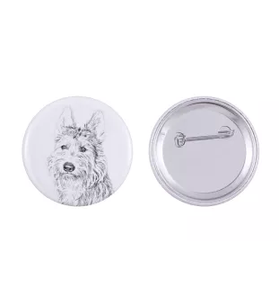 Berger de Picardie, Berger Picard - badge avec votre chien, ajoutez votre propre photo, marque Art-Dog