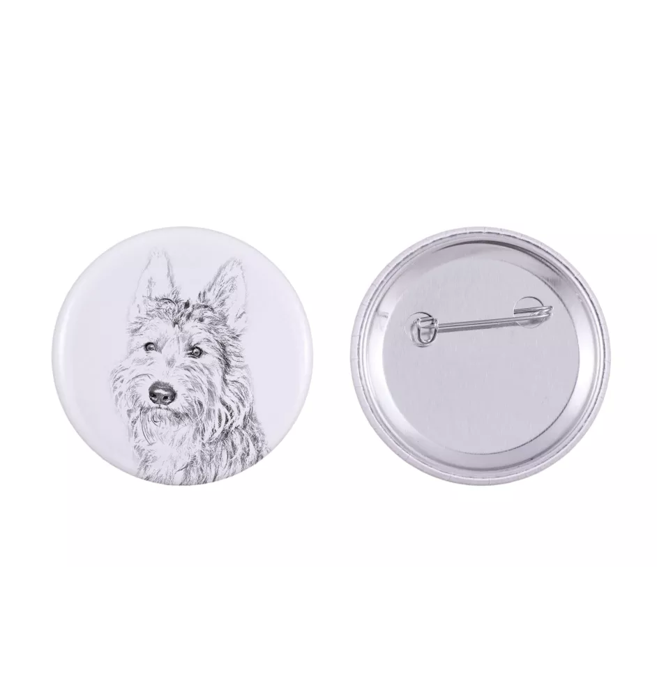 Picardy Sheepdog, Berger Picard, Picardy Shepherd - pin with your dog, add your own photo, Art-Dog brand