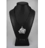 Pit Bull, American Pit Bull Terrier, Pitbull, APBT - Collier de chien dans une boîte cadeau, médaillon argenté pour fan de chien, pendentif remarquable de la marque Art-Dog