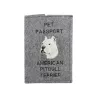 Pit Bull, American Pit Bull Terrier, Pitbull, APBT - Porte passeport pour chien, porte document, cadeau pour le voyageur de la marque Art-Dog