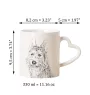 Berger de Picardie, Berger Picard - Tasse mit Hund, entzückende Tasse mit herzförmigem Henkel, universelles Geschenk der Marke Art-Dog
