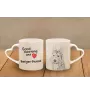 Picardy Sheepdog, Berger Picard, Picardy Shepherd - cup with a dog, adorable cup with a heart-shaped handle, universal gift from the Art-Dog brand