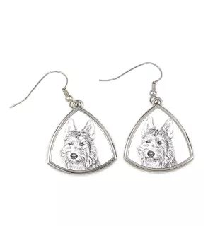 Berger de Picardie, Berger Picard - Hund Ohrringe, hängende Ohrringe mit Bild, personalisierter Schmuck mit dem Aufdruck der Marke Art-Dog