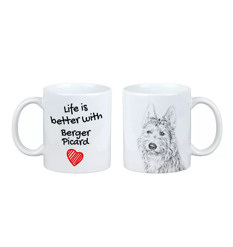 Berger de Picardie, Berger Picard - tasse avec chien, tasse avec photo, cadeau personnalisé de la marque Art-Dog