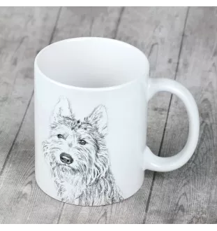 Picardy Sheepdog, Berger Picard, Picardy Shepherd - cup with a dog, cheerful cup for a dog lover, personalized gift from the Art-Dog brand