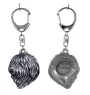 Polish Lowland Sheepdog, PON, Valee Sheepdog - Silver-plated key ring with dog, handbag decoration, backpack pendant by Art-Dog brand
