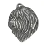 Polish Lowland Sheepdog, PON, Valee Sheepdog - Silver-plated key ring with dog, handbag decoration, backpack pendant by Art-Dog brand