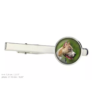 Pit Bull, American Pit Bull Terrier, Pitbull, APBT - Krawattennadel, Schmuck, Schmuckstück für das Abendkleid der Marke Art-Dog