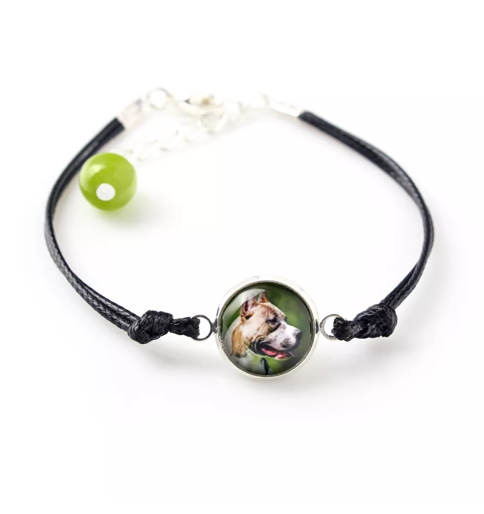 Pit Bull, American Pit Bull Terrier, Pitbull, APBT - Armband mit Ihrem Foto handgefertigt, einzigartiger Schmuck der Marke Art-Dog