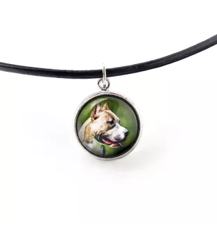 Pit Bull, American Pit Bull Terrier, Pitbull, APBT - Halskette mit Anhänger mit Ihrem Foto, handgefertigt, handgefertigter Schmuck der Marke Art-Dog