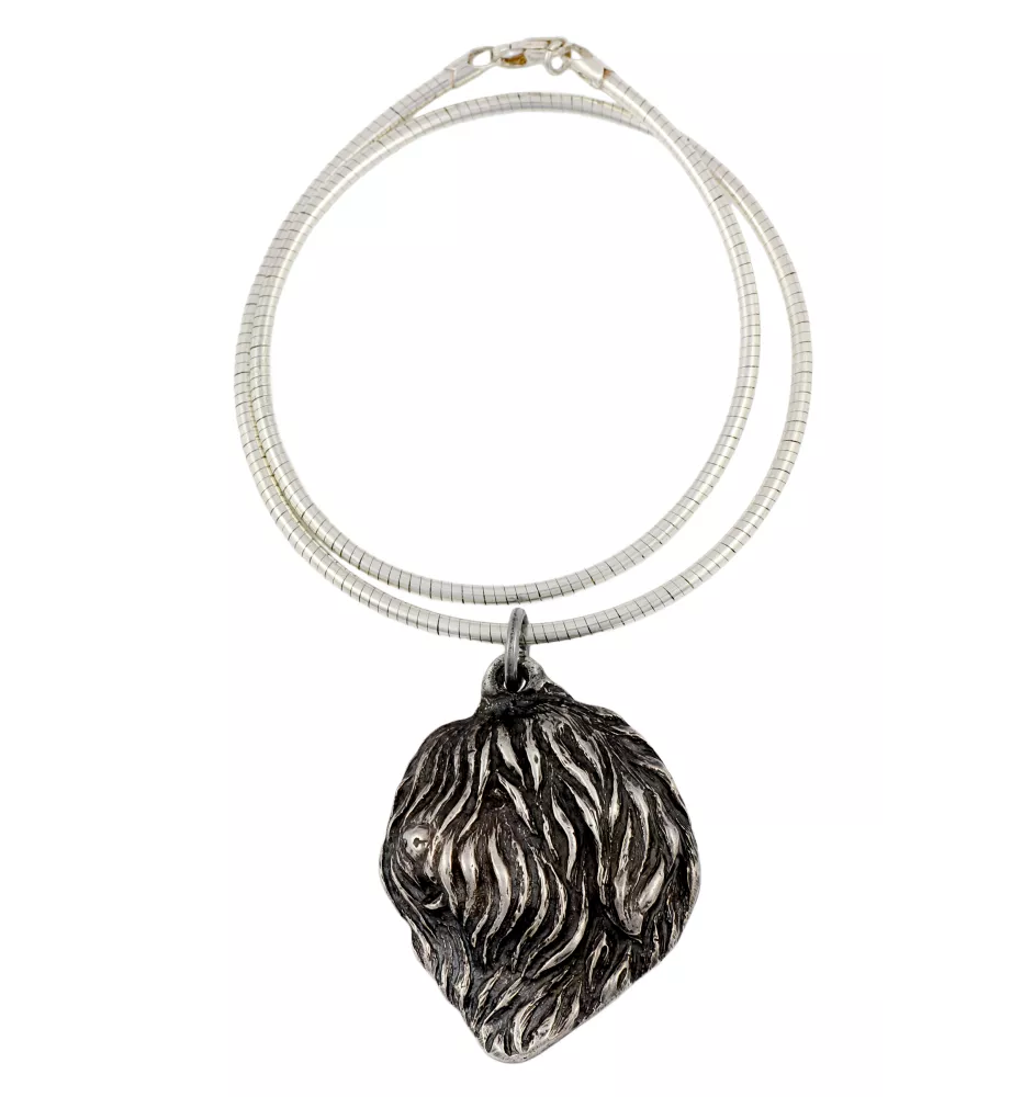 Berger polonais de plaine - Collier pour chien, bijoux uniques pour les fans de chiens, pendentif vipère unique de la marque Art-Dog