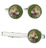 Pit Bull, American Pit Bull Terrier, Pitbull, APBT - Boutons de manchette et cravate avec votre photo, accessoire de costume, bijoux pour hommes de la marque Art-Dog.