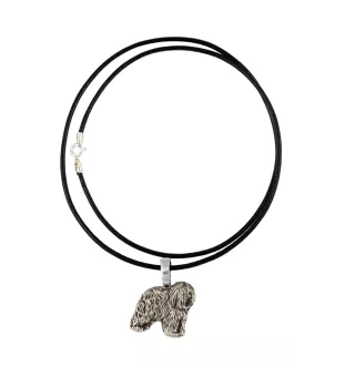 Berger polonais de plaine - Collier pour chien, pendentif plaqué argent pour l'amoureux des chiens, bijoux subtils par Art-Dog