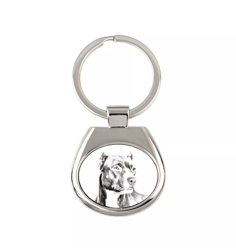 Pitbull, Pit Bull brelok ze zdjęciem psa Art-Dog