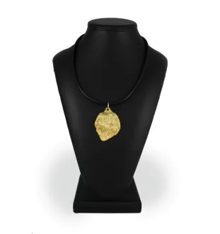 Polish Lowland Sheepdog, PON, Valee Sheepdog - Dog necklace in gift box, gold-plated pendant for dog fan, striking jewellery by Art-Dog