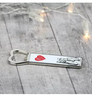 Pit Bull, American Pit Bull Terrier, Pitbull Terrier, APBT - bottle opener with a dog, personalized fridge opener, unique gift for a man by Art-Dog brand