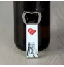 Pit Bull, American Pit Bull Terrier, Pitbull, APBT - Flaschenöffner mit Hund, personalisierter Flaschenöffner für den Kühlschrank, ein einzigartiges Geschenk für Männer von der Marke Art-Dog