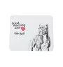 Pit Bull, American Pit Bull Terrier, Pitbull, APBT - tapis de souris personnalisé avec impression, tapis de souris personnalisé avec chien, accessoire unique pour employé de bureau de la marque Art-Do