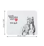 Pit Bull, American Pit Bull Terrier, Pitbull Terrier, APBT - mouse pad with print, personalized dog-themed mouse pad, unique gadget for an office worker by Art-Dog brand