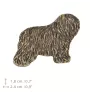 Polski owczarek nizinny pin posrebrzony Art-Dog
