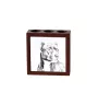 Pit Bull, American Pit Bull Terrier, Pitbull, APBT - Stifthalter mit Hund, Schreibtischorganizer mit Aufdruck, personalisierte Schreibtischdekoration der Marke Art-Dog