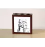 Pit Bull, American Pit Bull Terrier, Pitbull, APBT - porte-stylo avec chien, organiseur de bureau avec impression, décoration de bureau personnalisée de la marque Art-Dog