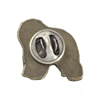 Berger polonais de plaine II - Broche de chien dans un coffret cadeau, épingle élégante, épingle de revers pour la veste de la marque Art-Dog