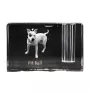 Pit Bull, American Pit Bull Terrier, Pitbull, APBT - Stifthalter, Kristallorganizer mit Hundefoto, einzigartige Schreibtischdekoration der Marke Art-Dog
