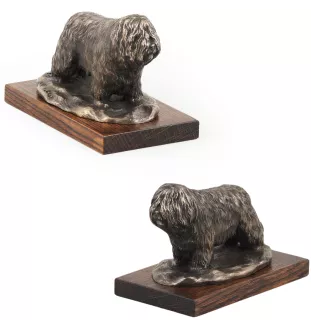 Polnischer Niederungshütehund, PON - Hundestatue, Figur für Büro, Trophäe für Hundeausstellung von Art-Dog brand