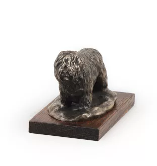 Polnischer Niederungshütehund, PON - Hundestatue, Figur für Büro, Trophäe für Hundeausstellung von Art-Dog brand