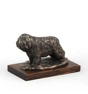 Polish Lowland Sheepdog, PON, Valee Sheepdog - dog statue, figurine for office, trophy for dog show by Art-Dog brand