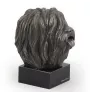 Berger polonais de plaine - Statue de chien, buste sur socle en pierre, sculpture, trophée pour exposition canine par la marque Art-Dog