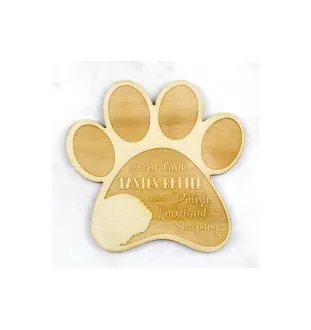 Polski owczarek nizinny podkładka pod kubek ze sklejki Art-Dog