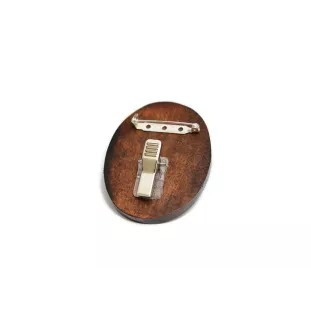 Polish Lowland Sheepdog, PON, Valee Sheepdog - Dog show brooch, starter number clip, dog pin by Art-Dog