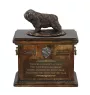 Polnischer Niederungshütehund, PON - Eine Urne für die Asche eines Hundes, eine Urne mit einer Statue, eine personalisierte Hundeurne von der Marke Art-Dog.