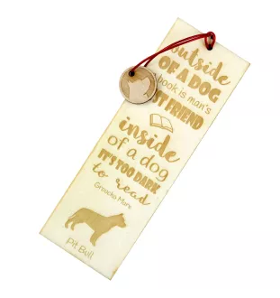 Pit Bull, American Pit Bull Terrier, Pitbull, APBT - Lesezeichen mit Hund, personalisiertes Lesezeichen, Geschenk für Bücherwurm von der Marke Art-Dog