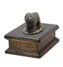 Berger polonais de plaine - urne pour cendres de chien, urne personnalisée avec une statuette, urne en bois avec un chien de la marque Art-Dog