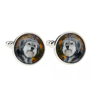 Polish Lowland Sheepdog, PON, Valee Sheepdog - cufflinks, a shirt accessory, a shirt pendant from the Art-Dog brand