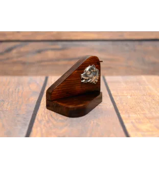 Pit Bull, American Pit Bull Terrier, Pitbull, APBT - Holzkerzenhalter mit Hund, Teelichthalter, Gedenkstätte für den Hund der Marke Art-Dog