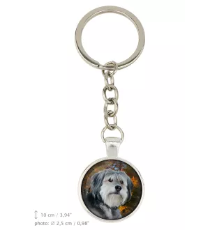Polish Lowland Sheepdog, PON, Valee Sheepdog - keychain with your photo, key decoration, bag pendant from Art-Dog brand