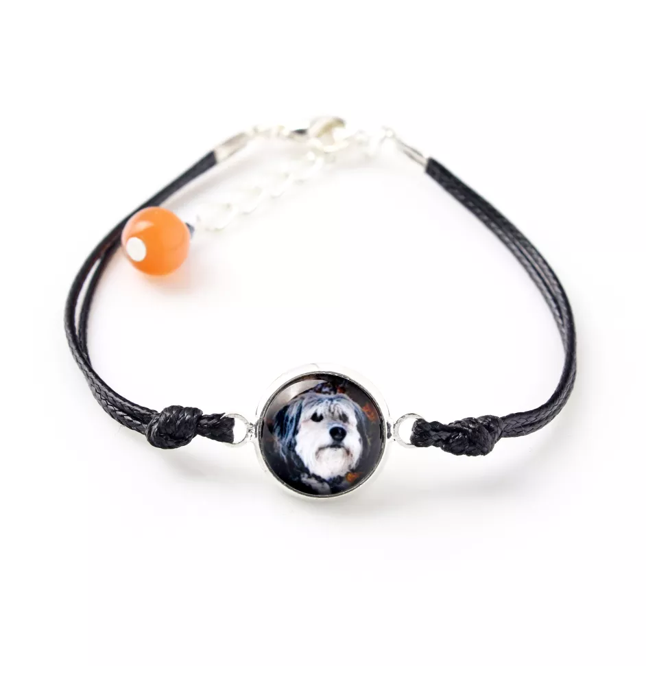 Polnischer Niederungshütehund, PON - Armband mit Ihrem Foto handgefertigt, einzigartiger Schmuck der Marke Art-Dog
