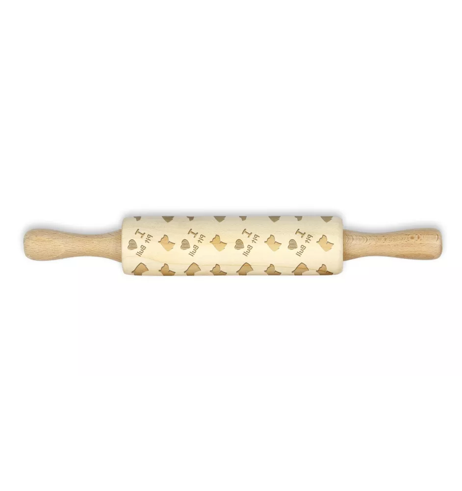 Pitbull, Pit Bull wałek z głową psa mały Art-Dog