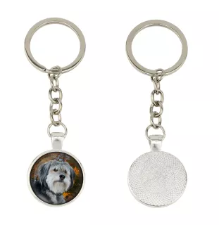 Polnischer Niederungshütehund, PON - Schlüsselanhänger in einer Box, eigenes Foto, Schlüsselanhänger der Marke Art-Dog