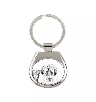 Polish Lowland Sheepdog, PON, Valee Sheepdog - keychain with a dog, keychain with a print, personalized pendant from the Art-Dog brand