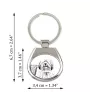 Polish Lowland Sheepdog, PON, Valee Sheepdog - keychain with a dog, keychain with a print, personalized pendant from the Art-Dog brand