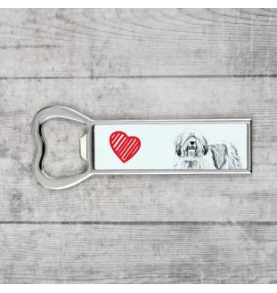 Polski owczarek nizinny otwieracz z psem Art-Dog