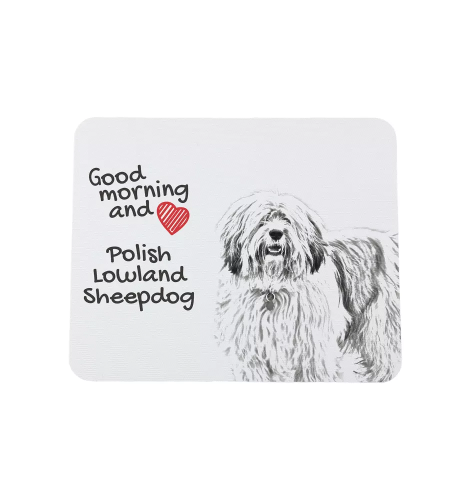 Polski owczarek nizinny podkładka pod mysz z psem Art-Dog